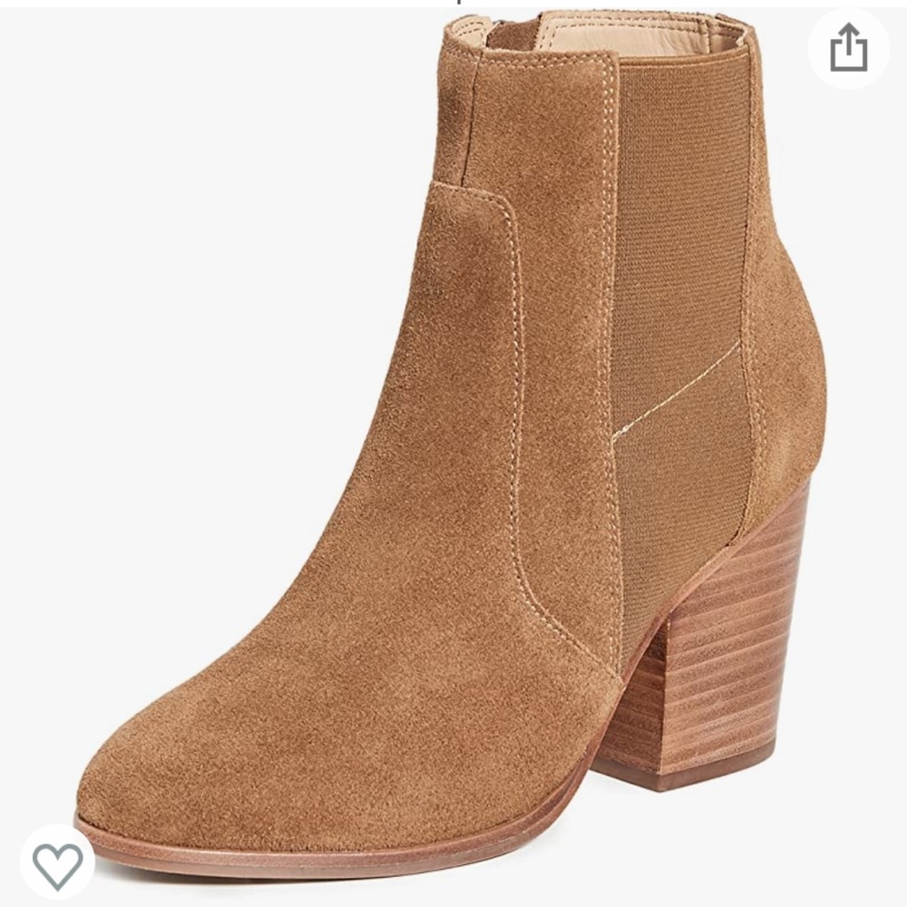 Soludos Emma Ankle Zip Block Heel Booties
